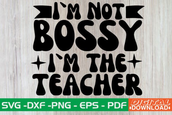 Retro Teacher SVG for Crafts & Graphics