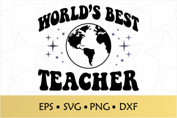 Retro Teacher SVG for Crafts & Graphics