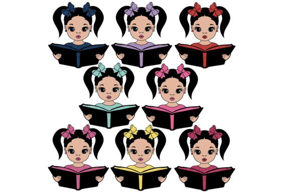 Review: Girl Reading SVG for Embroidery Projects