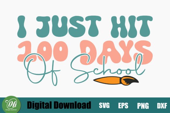 Reviewing the I Just Hit 100 Days Retro SVG
