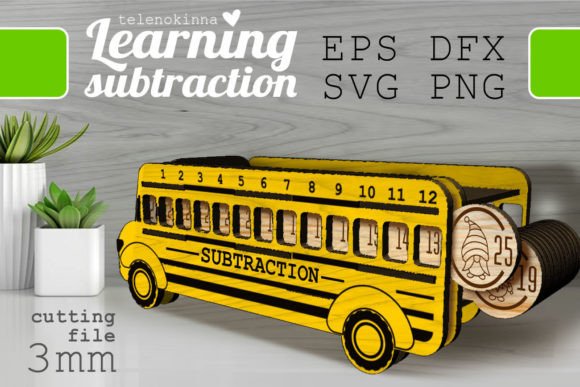 School Bus SVG for Crafts & Graphics