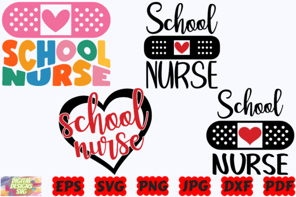 School Nurse SVG: Graphics for Crafts