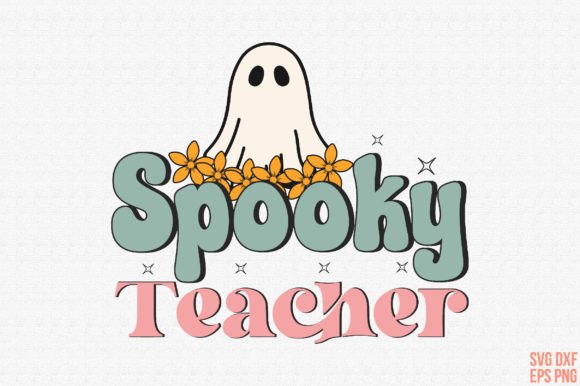 Spooky Teacher Retro Svg: Graphics for Crafts