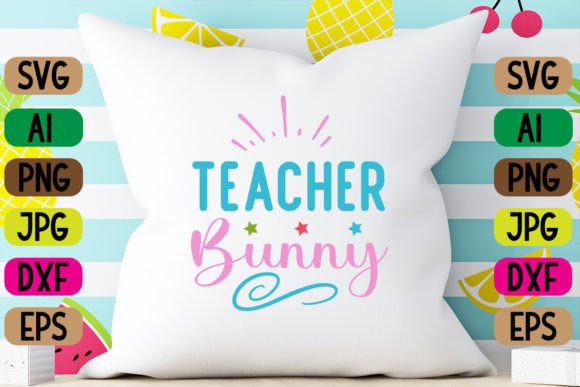 Teacher Bunny SVG: Graphics for Crafts & Blogs