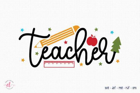 Teacher Christmas SVG: Graphics for Crafts
