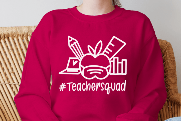 Teacher Squad Graphics for Crafts & SVGs