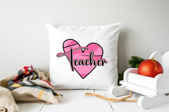Teacher Valentine Graphics for Crafts & Branding